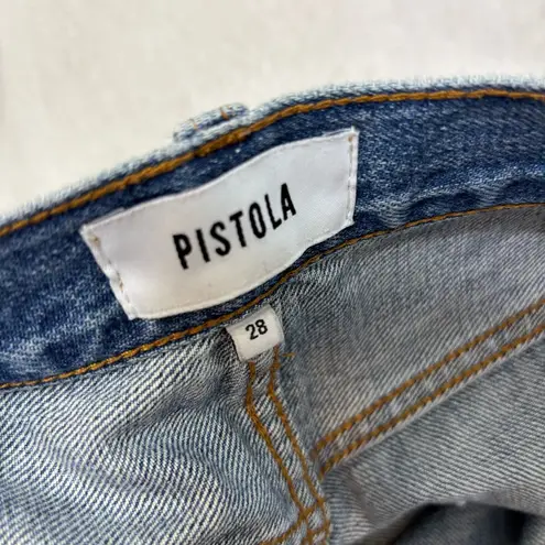 Pistola Blue Distressed Boyfriend Jeans Size 28 Style#P6626KEE-ATD