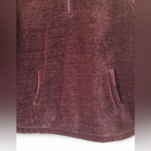 32 Degrees Heat Women's Fleece Pullover 1/4 Zip Purple Size L