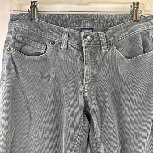 Patagonia  Gray 5-Pocket Corduroy Fitted Pants Straight Jeans Size 26