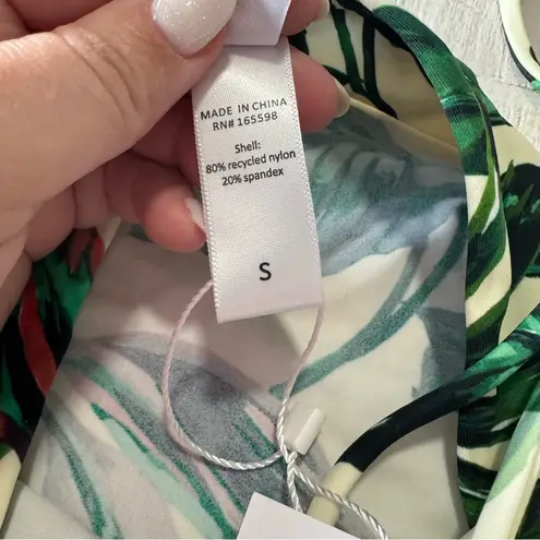 ANDIE Swim the Waikiki Dress NWT size Small Ivory Palm Print Swim Beach Coverup