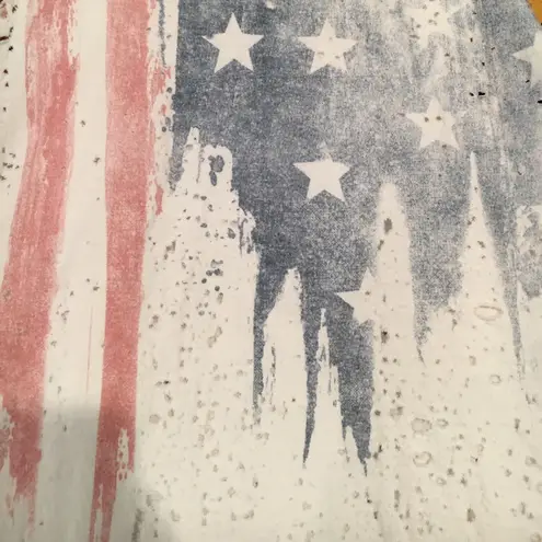 Truly Madly Deeply @ UO USA Distressed American Flag Crop Muscle Tee