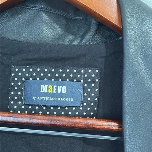 Maeve Faux Leather Wrap Mini Dress SOLD OUT ONLINE EUC