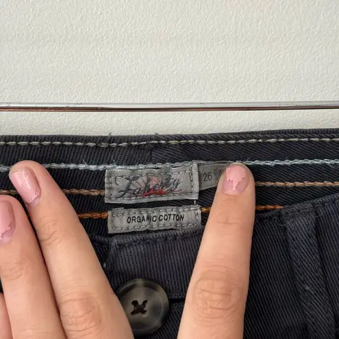 Faherty Endless Stretch Organic Cotton Gray Straight Leg Pants Size 26