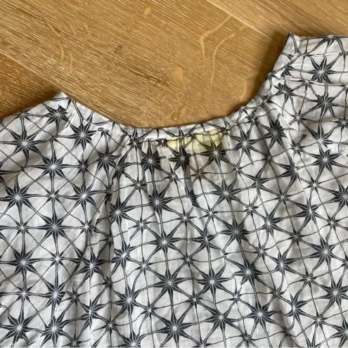 Roberta Roller Rabbit  Women's Small Black & White Cotton Long Sleeve Tunic‎