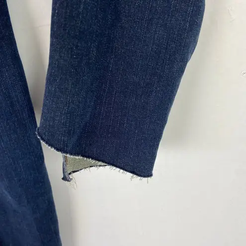 frame denim  Le Skinny De Jeanne Cascade Hem Farrel Wash Raw Hem Size 26 EUC