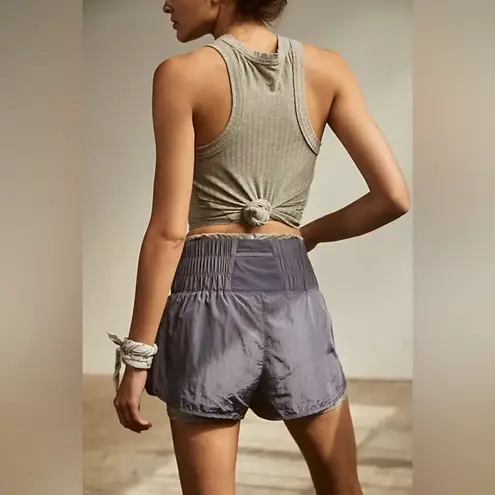 FP Movement The Way Home Shorts | Tik Tok Viral Activewear Running Shorts | Blue