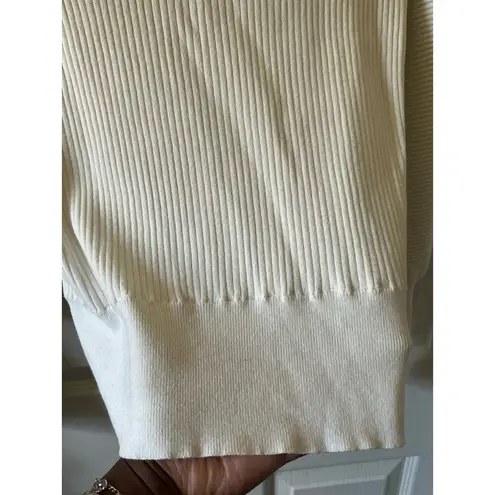 Karen Millen Ribbed High Neck Long Sleeve Sweater size medium -EUC