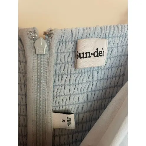 Aritzia SUN DEH Viola Midi Slip Dress Blue Small S