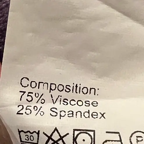 Purple White Cropped Sleeveless Mushroom Design Sweater VestWomen's Size Large