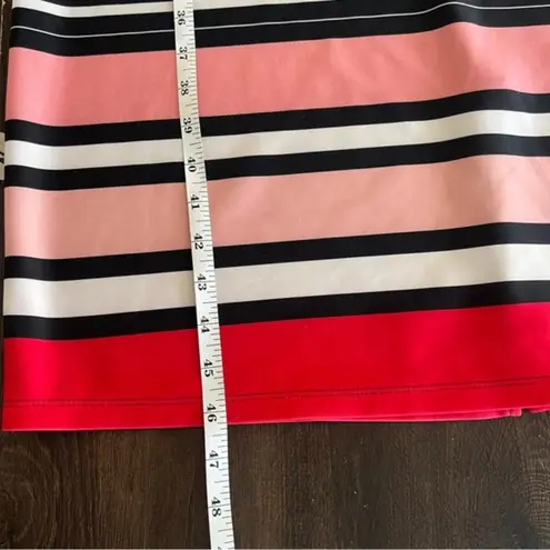 New York And Company Striped Midi Stretch Dress