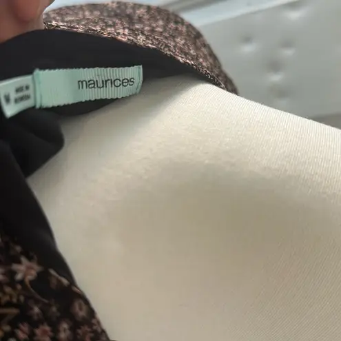 Maurice's  Pink and Brown Mini Dress