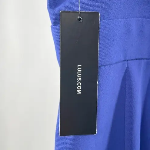 NWT Lulus Idina Backless Bodycon Midi Dress In Royal Blue Size Extra Small