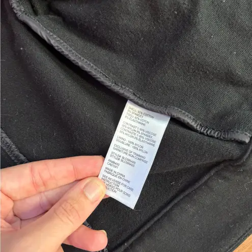 Blanc Noir Black Quilted Women's Zip Up Moto Style Jacket ~ Size Medium 🧡🍄