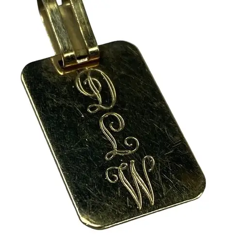 GF Personalized Alphabet Letter Initial D L W Pendant Winard 1/20 12 K 