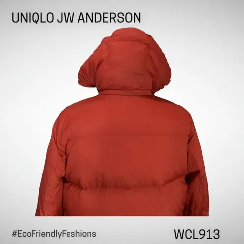 Uniqlo Jw Anderson x  Women's Red Full Zip Reversible Puffer Jacket Size XS