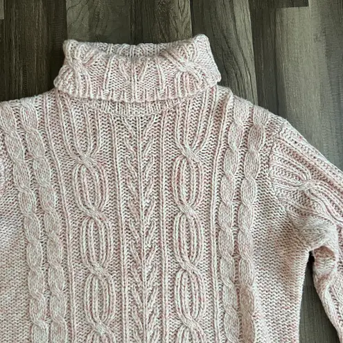 st. john's bay Pink Turtleneck Sweater size XL 