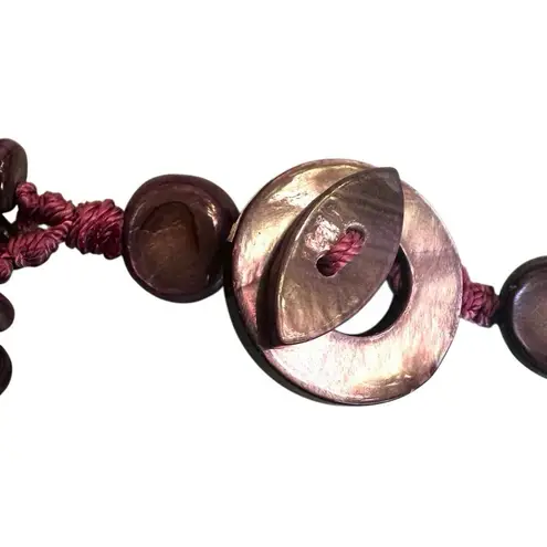 Dyed Purple Abalone Multi