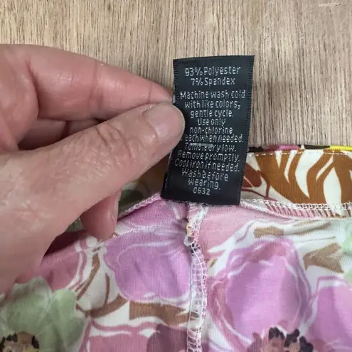 Lildy Floral Drawstring Waist Midi Dress S