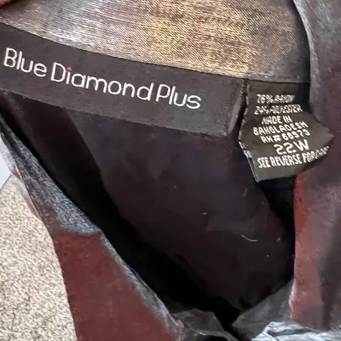 Vintage Blue  Diamond Plus Top