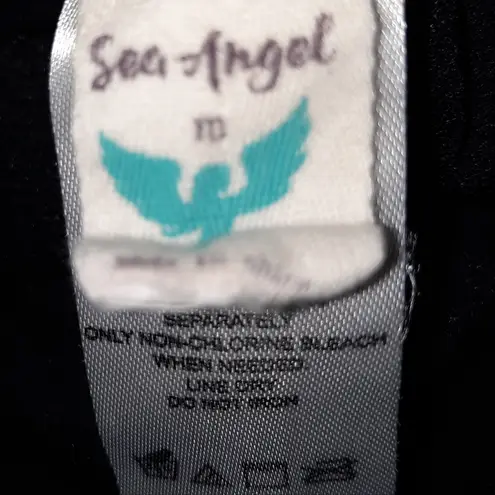 Sea Angel Black Tankini Top Size Medium