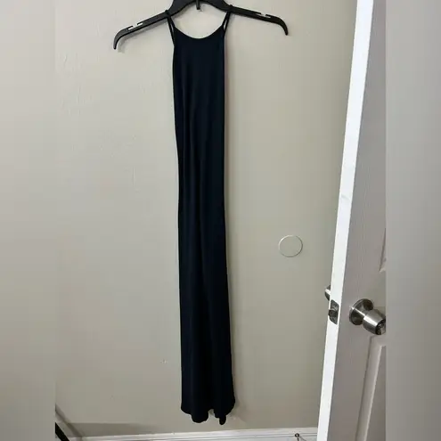 Savage X Fenty Rib Essentials Maxi Slip Black Caviar Sz XL