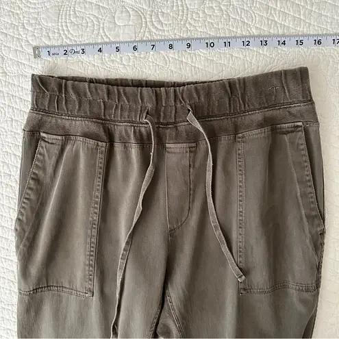 James Perse Standard Women’s Mixed Media Pant Jogger Olive Green Large