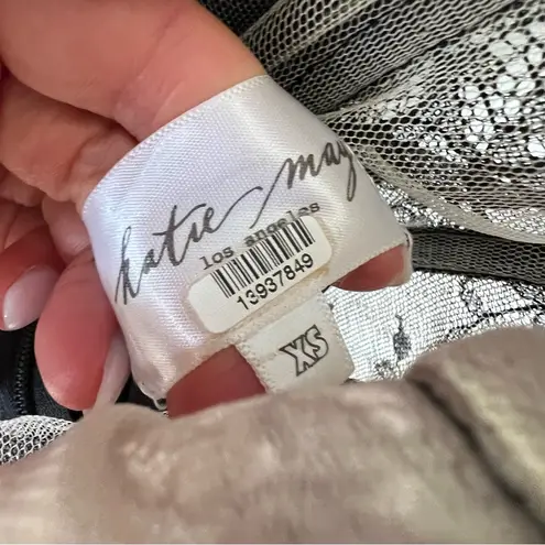 Katie May Revolve Take a Sip Midi Dress in Black 70's Floral