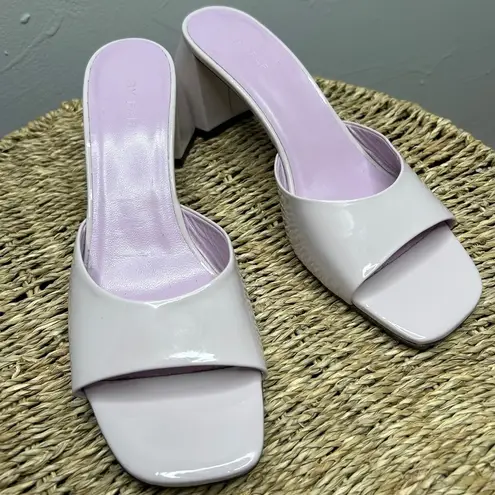 BY FAR Purple Lilac Romy Slip On Mule Sandals Size 7