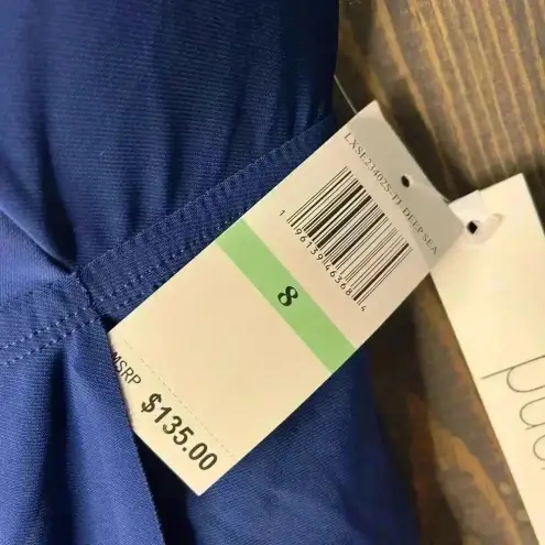 NWT Blue Tanki Swim Top Built in Bra Size 8 B50