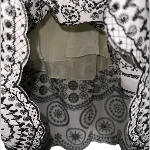 Sunday Up Eyelet Embroidered Dress Size L