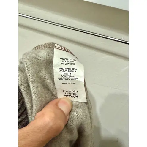 NWT Enti High Rise Star Print Straight Leg Lounge Sweatpant Charcoal Women's M Gray Size M