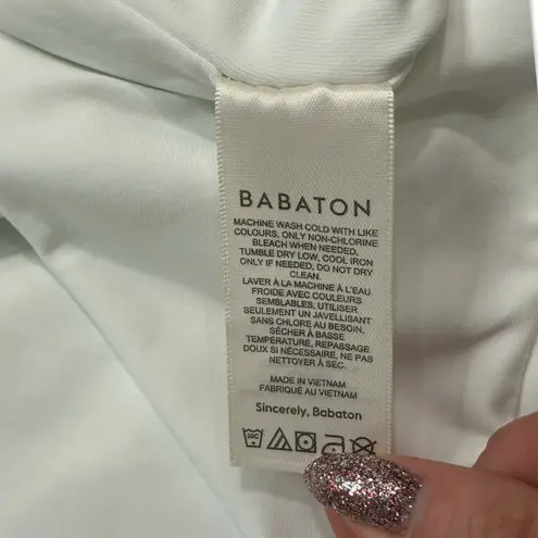 Babaton Contour White One-Shoulder Cami Spaghetti Strap Bodysuit size S NEW Tags