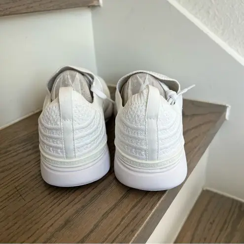 APL New ATHLETIC PROPULSION LABS TechLoom Wave Sneaker in White & Neon Pink