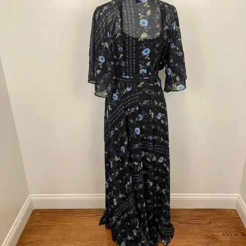 City Chic NWOT Floral Wrap Maxi Dress Size 14