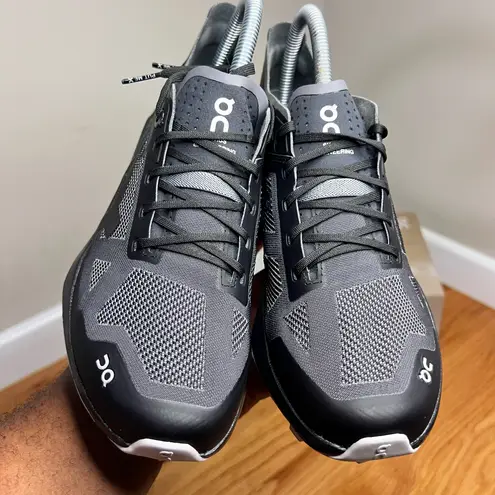 on cloud On Cloudventure Peak 3 Women's Trail Running Sneakers Black/Glacier, Size 7W