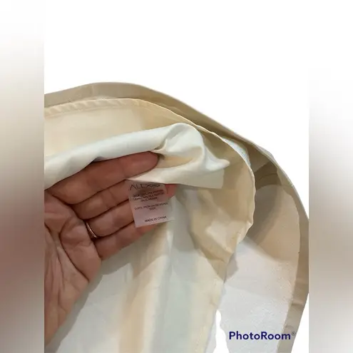 Alexis Kita Vegan Leather Mini Skirt Ivory / Size M