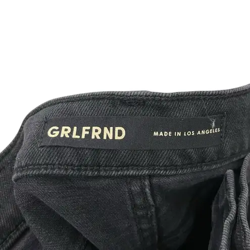 GRLFRND Piper Super High Rise Stretch Slim Jeans Hollywood Heights Black Size 29