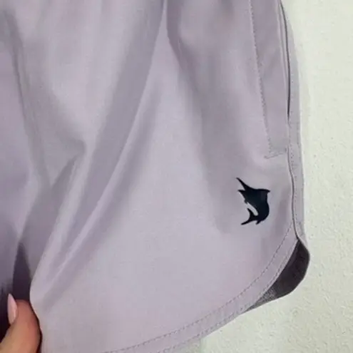 Salt Life Salt Life Women's Athletic Running Shorts Lilac Purple Drawstring Small S