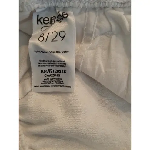 Kensie Jeans Vintage Luxe Size 8/29 White Highrise Paperbag Shorts