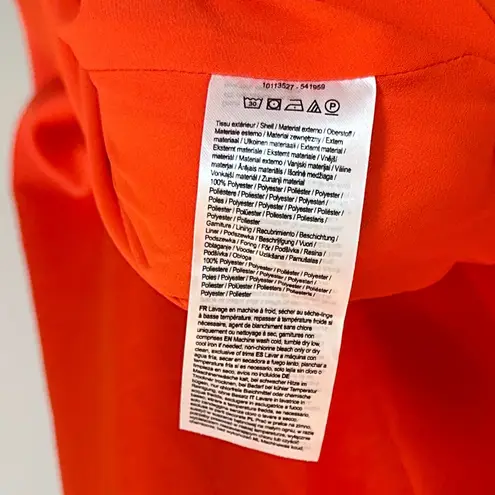 H by Halston HALSTON Roselle One-Shoulder Cotton Blend Crepe Gown in Orange Spice Size US 2