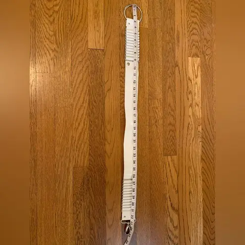 Vintage white silver belt