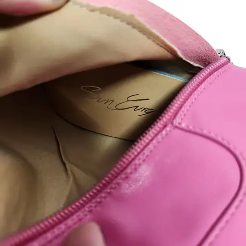 Sun Envy Pink Pleather Pointed Toe Stiletto High Heels Over The Knee Boots 8.5