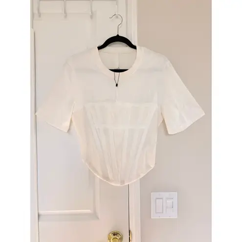 DION LEE Corset Cotton Jersey T