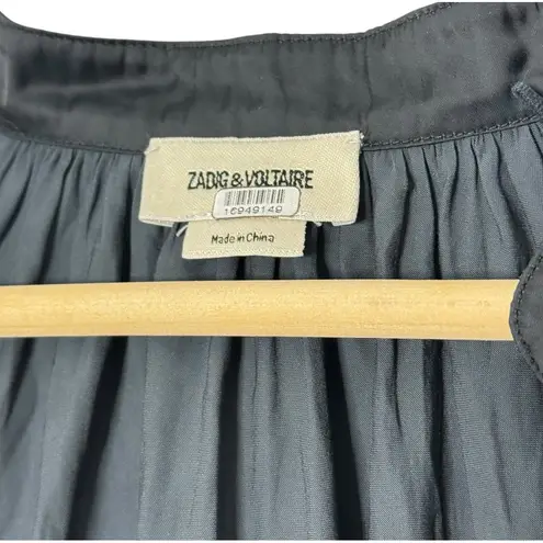 Zadig & Voltaire Tink Relaxed-Fit Satin Shirt