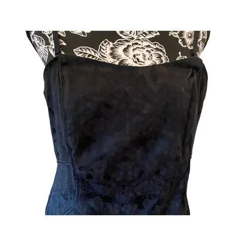 Nicole By Nicole Miller Floral Dress Formal Party Cocktail Career Black Size L