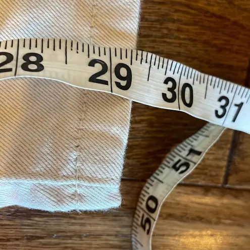 prAna Ecru off white skinny low rise jeans size 4