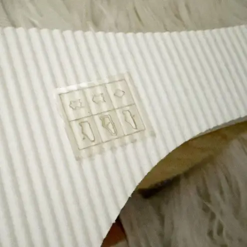 See By Chloe | Glyn Metallic Wedge Espadrille Sandals Bronze Jute White | Size 4