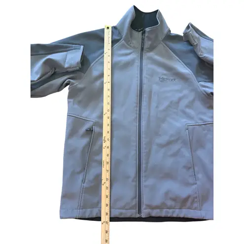 Marmot Softshell Jacket Women's Full Zip Gray Outdoor Coat Lightweight