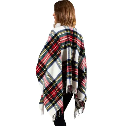 L.A.M.B. Kiltane of Scotland  NWOT Tartan Wool Cape OSFM