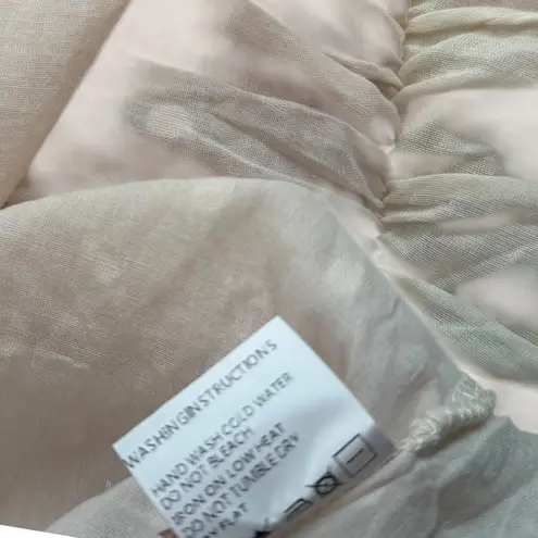 R. Vivimos Off The Shoulder Maxi Dress Smocked Milkmaid Size S Cottagecore NEW